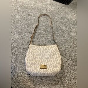 USED Michael Kors Beige Crossbody Bag